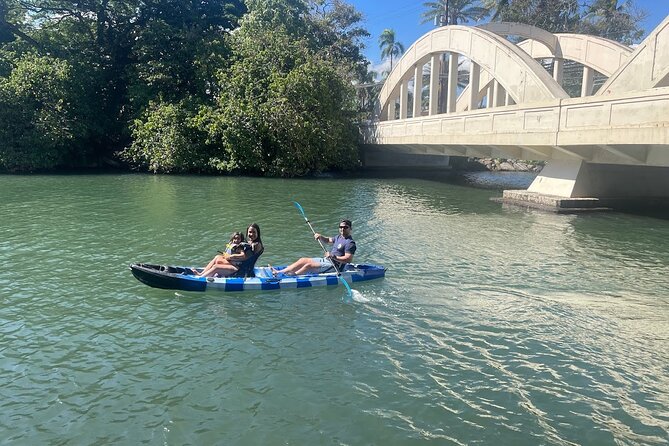 2 hour tandem kayak rental at our private launch area in Hale'iwa - Why the Anahulu River tandem paddle feels so easy