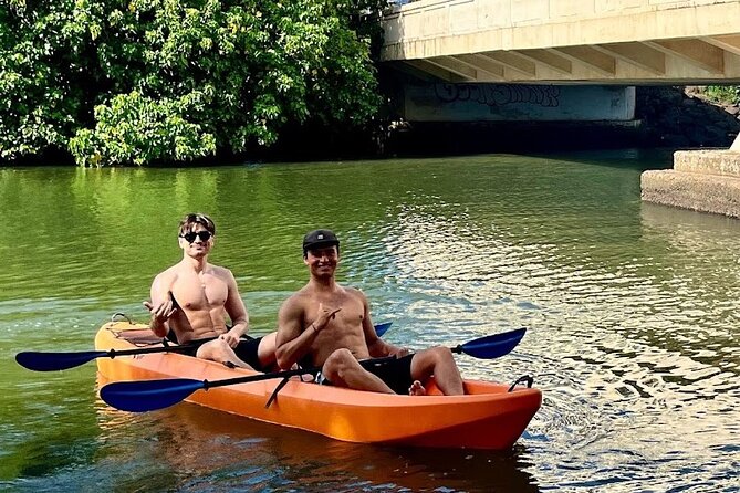 2 hour tandem kayak rental at our private launch area in Hale'iwa - Price and value: what $49.95 gets you for up to two