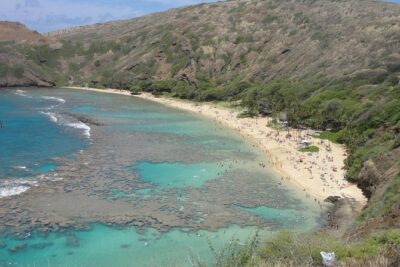 5-Hour Private Customized Luxury Convertible Tour of Oahu's South Shore - Waimanalo Beach: the quieter contrast to Waikiki