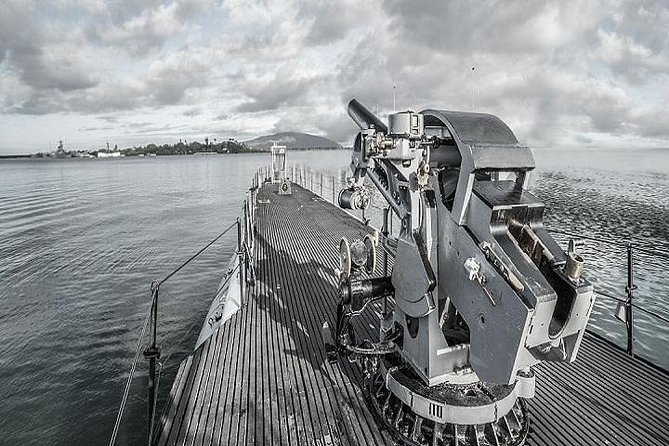 Battleships of WWII at Pearl Harbor from Big Island - USS Oklahoma Memorial: A Land-Based Reminder on Ford Island