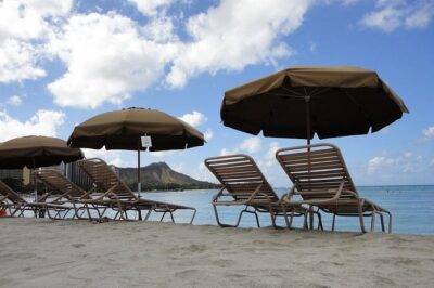Beach Umbrella and Chair Set Rental - Where to meet: Royal Hawaiian Hotel area, not far from the action