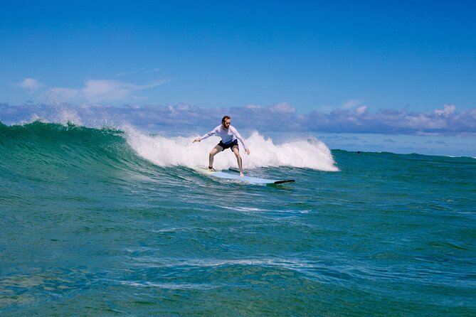Beginner Surf Lesson at North Shore Haleiwa, Oahu - Hawaiian green sea turtles: spotting them without turning the lesson into a wildlife chase