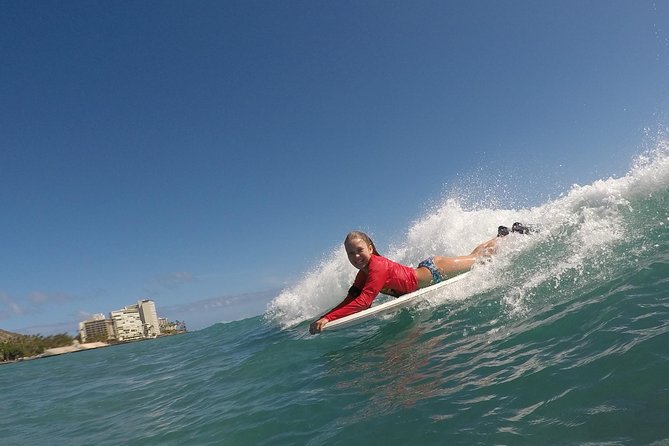 Bodyboarding 1-to-1 Private Lesson with Waikiki Courtesy Shuttle - Private attention on Oahu’s water