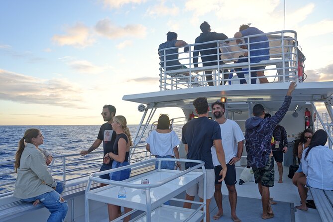 BYOB Sunset Cruise Waikiki - Waikiki coastline and Honolulu skyline in that last-light glow