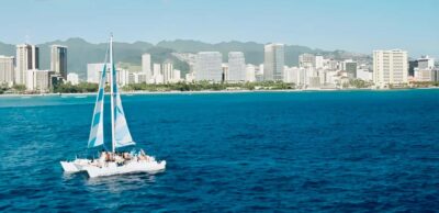 BYOB Weekend Sightseeing Sail towards Diamond Head - Waikiki Skyline and South Shore Views You Can Photograph Fast