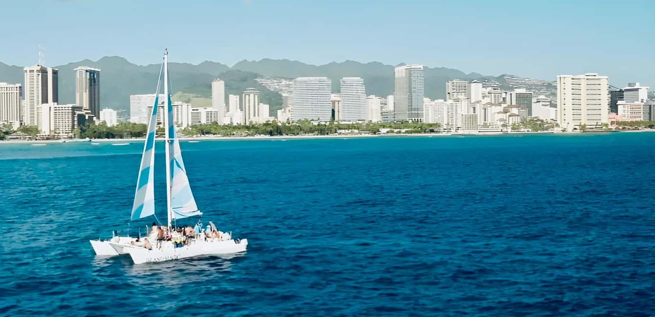 BYOB Weekend Sightseeing Sail towards Diamond Head - Waikiki Skyline and South Shore Views You Can Photograph Fast