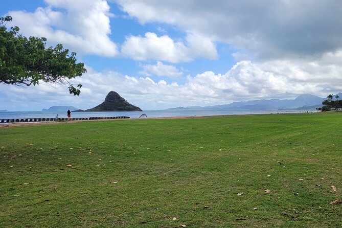 Circle Island 8hr Private Small Group Tour - Haleiwa and the North Shore Surf Script: Waimea Bay Views