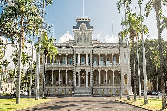 Complete Pearl Harbor Experience Tour Departing Maui - Honolulu add-ons: Punchbowl (National Memorial Cemetery), Iolani Palace, and historic church stops