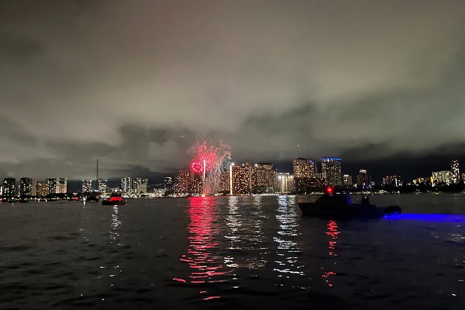 Friday Night Waikiki Fireworks Cruise - Stop 1: Waikiki Beach coastal cruise for city-light views