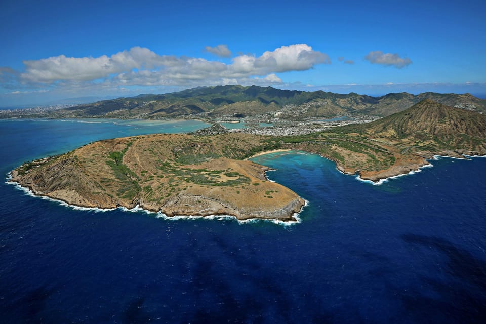 From Honolulu: Complete Oahu Island Helicopter Tour - From the Sky Over Pearl Harbor and the USS Arizona Memorial