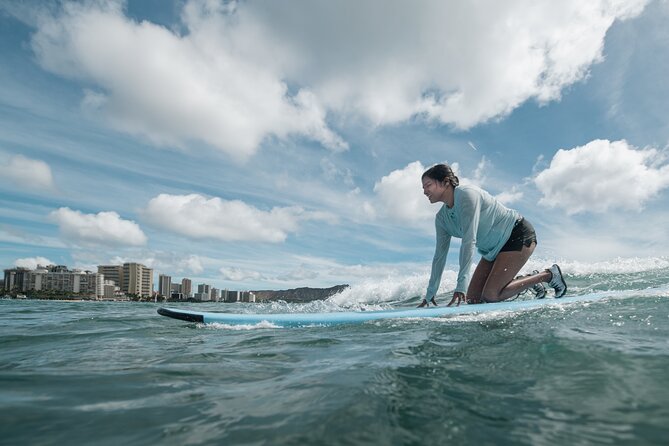 Group Surf Lesson in Honolulu - The Lesson Flow at Hilton Hawaiian Village to Waikiki
