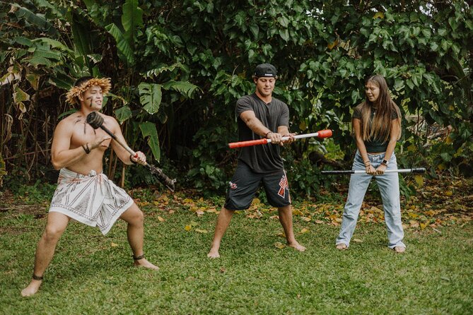 Hands on Fireknife Experience - Rain on Oahu: what this experience does when the weather turns