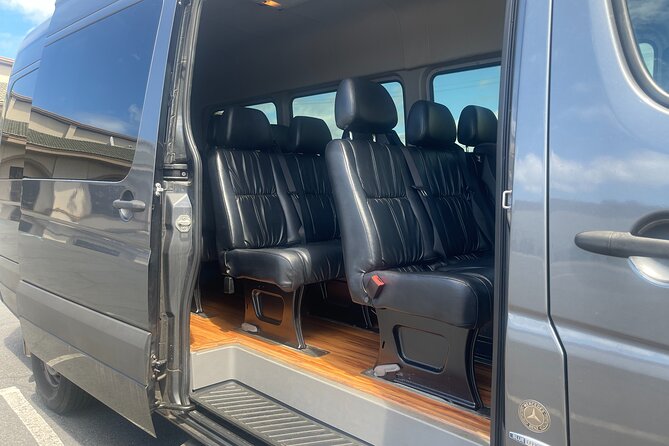 HNL Airport & Waikiki Private Transfer by Brand New Mercedes Van - From Waikiki check-in to a smoother start