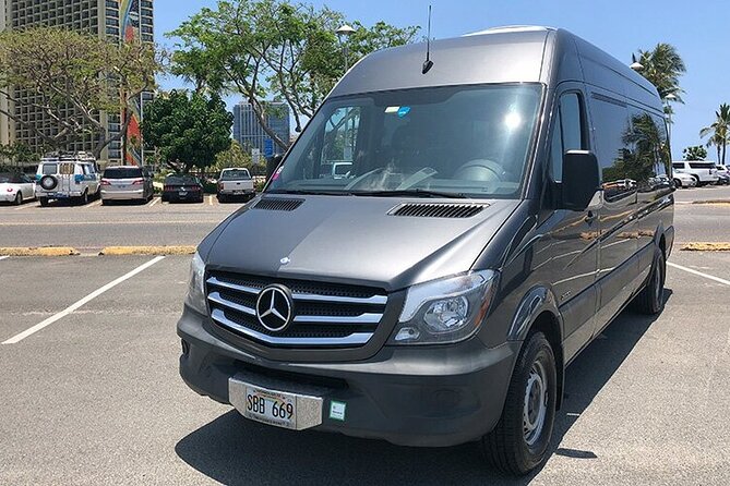 HNL Airport & Waikiki Private Transfer by Brand New Mercedes Van - What’s included (and what you’ll pay extra)