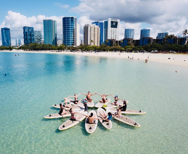 Honolulu: SUP (Standup Paddleboard) Yoga Class - The 75 Minutes: From On-Shore Prep to Ocean-Wave Savasana