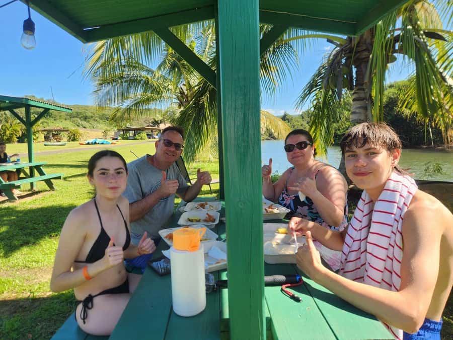 Kevo's Beach Bus - Morning coffee farm: starting calm before the salt