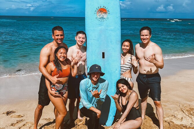 Learn to surf with a local big wave rider on the North Shore of Oahu - Expect a real group session, but with room to breathe
