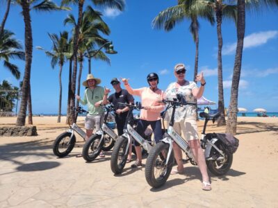 Oahu: Diamond Head E-bike Scenic Ride - Starting in Waikiki: Kapiolani Park, quick practice, then heading uphill