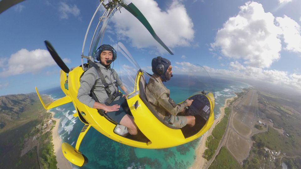 Oahu: Gyroplane Flight over North Shore of Oahu Hawaii - The Instructor Lesson: How the Gyroplane Works (Then What You’ll Do Up There)