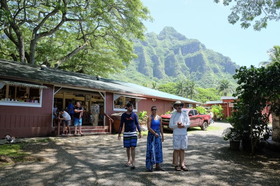 Oahu Hidden Gems & Waimea Botanical Garden/Waterfall tour - The waterfall swim at Waimea: lifeguards, life jackets, and real water time