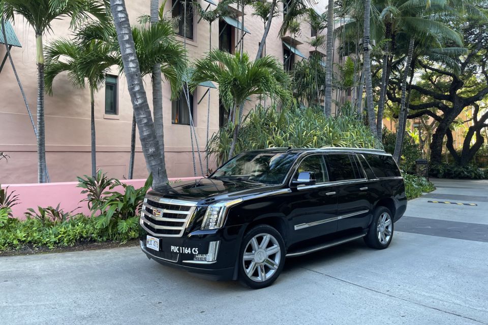 Oahu: Honolulu Airport Private by Escalade SUV - Key things to know before you book