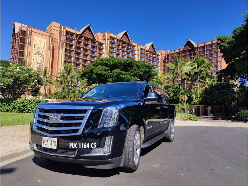 Oahu: Honolulu Airport Private by Escalade SUV - The $130 group price: how to judge value the right way