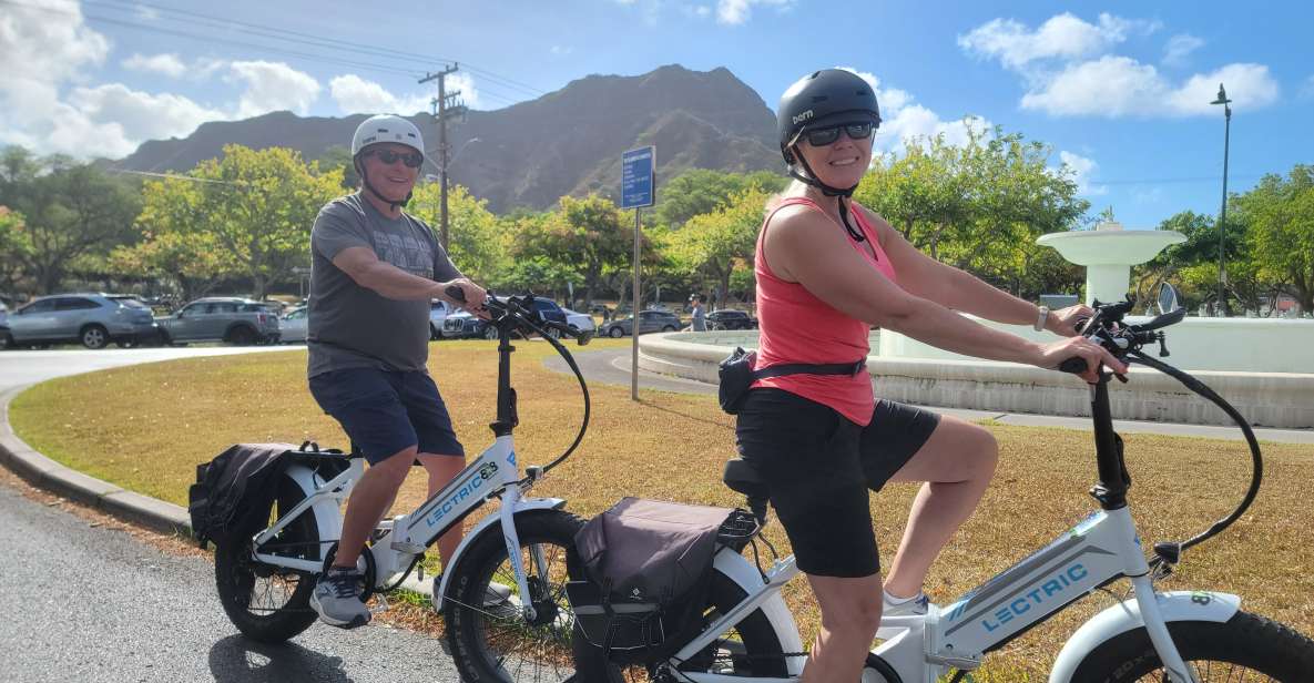 Oahu: Honolulu E-Bike Ride and Diamond Head Hike - Diamond Head hike: stairs, timing, and that big payoff