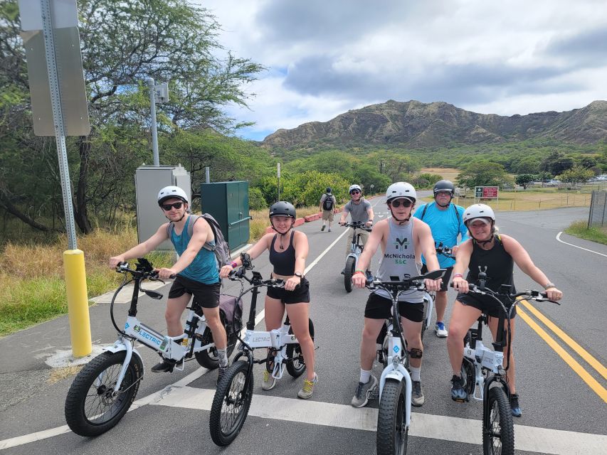 Oahu: Honolulu E-Bike Ride and Diamond Head Hike - Quick timeline of your 3.5-hour experience