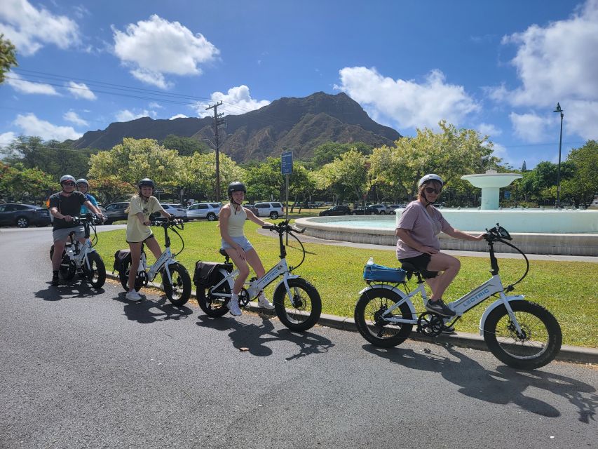 Oahu: Honolulu E-Bike Ride and Diamond Head Hike - The practical reality of learning an e-bike fast