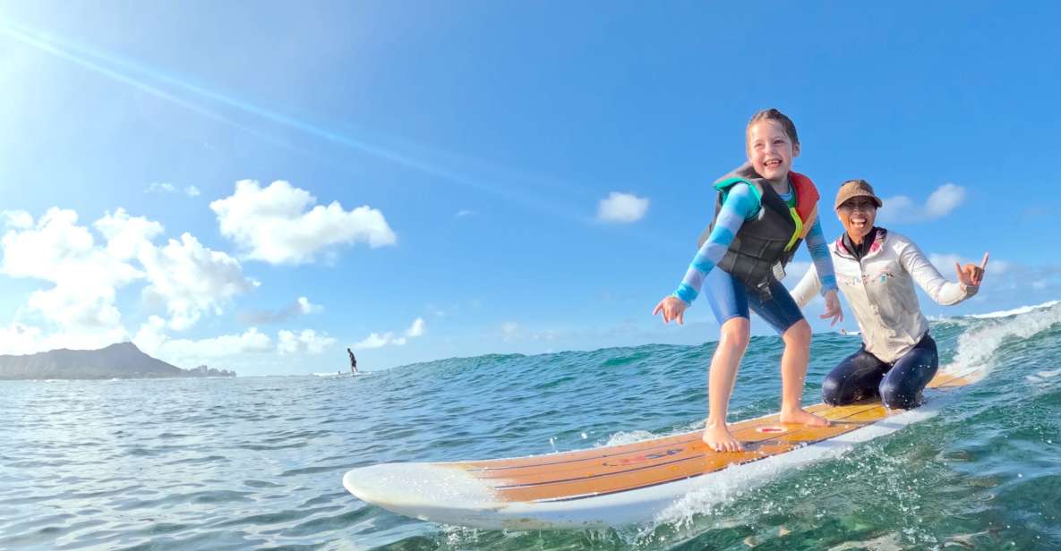Oahu: Kids Surfing Lesson in Waikiki Beach (up to 12) - The 2-hour flow: beach technique to open-ocean rides