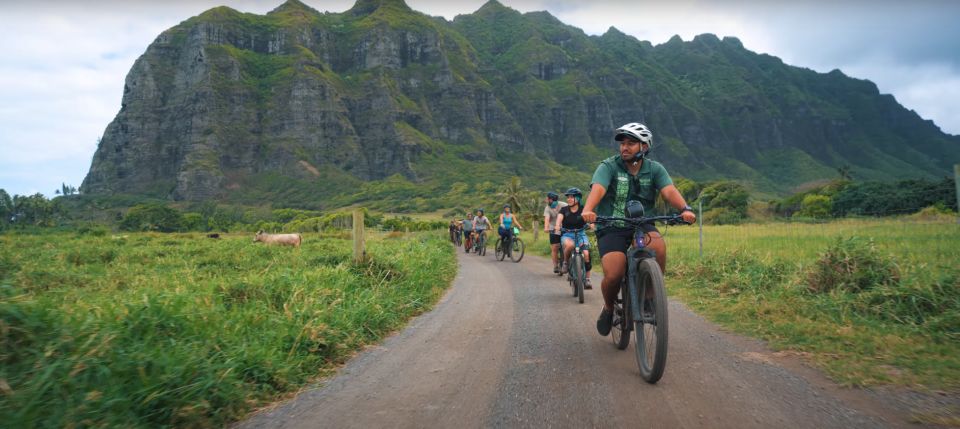 Oahu: Kualoa Electric Bike Tour - Hollywood Film and TV Stops: Jurassic Park and King Kong Moments