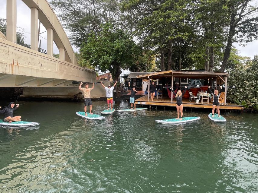 Oahu: North Shore Haleiwa Paddleboard River Adventure - Getting Set Up at Blue Planet Adventure Co by Rainbow Bridge
