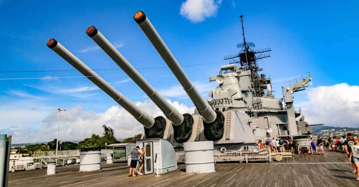 Oahu: Pearl Harbor Battleship Tour - From Waikiki pickup to 4.5 hours at Pearl Harbor