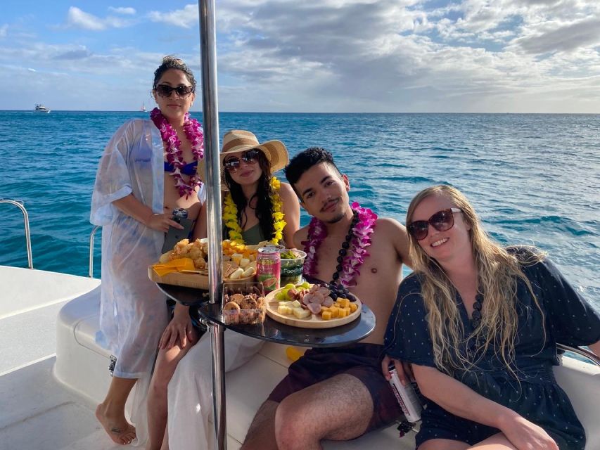 Oahu: Private Catamaran Sunset Cruise & Optional Snorkeling - Onboard comfort that isn’t fluff: Bluetooth, cooler, and the marine restroom