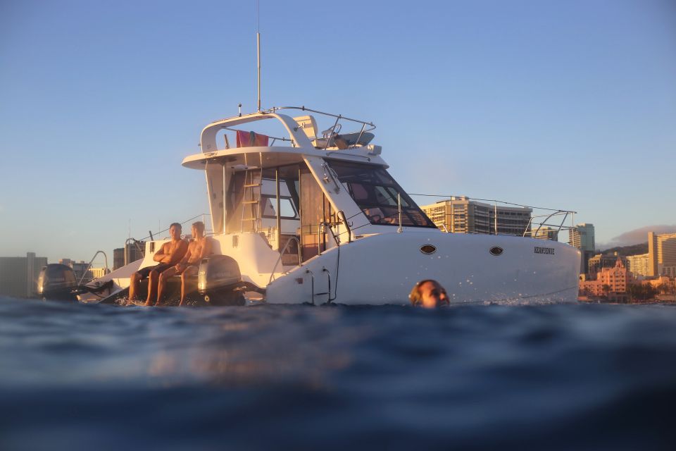 Oahu: Private Catamaran Sunset Cruise & Optional Snorkeling - Price and value: $799 for up to 6 people