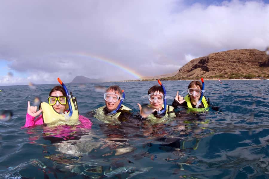 Oahu: Snorkeling & Dolphin Watch Cruise with Hawaiian Buffet - A 62-foot catamaran built for comfort (not just a photo op)