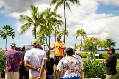 Oahu: Ultimate Pearl Harbor and Circle Island Tour - USS Arizona Memorial: the boat ride moment and what to do if operations change