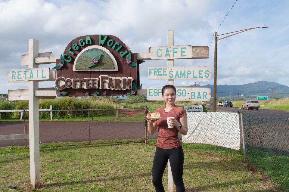 Oahu: Valley of Waimea Falls Swim & Hike with Lunch & Dole - Greenworld Coffee Farm breakfast: more than just caffeine