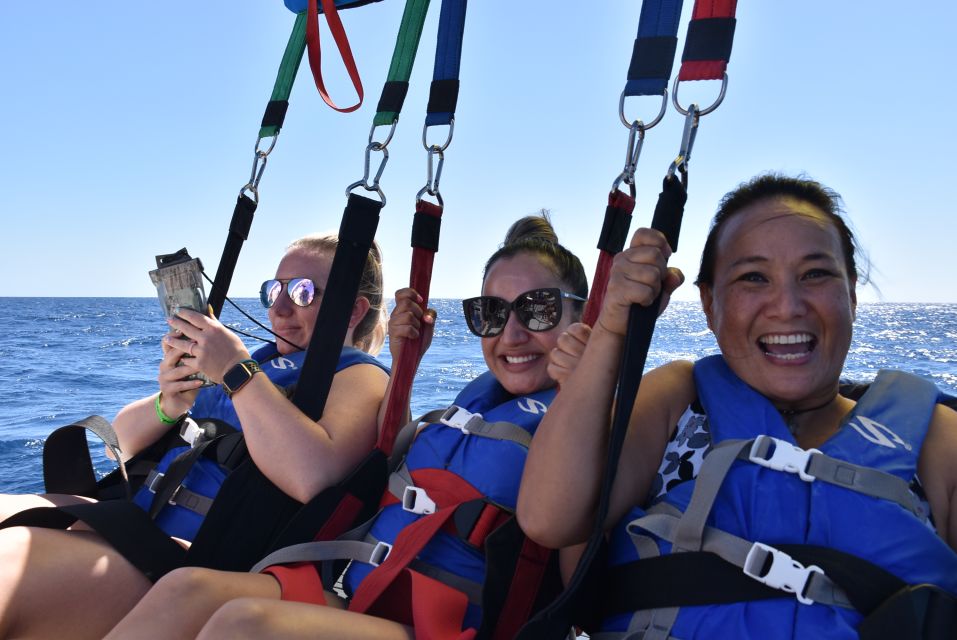 Oahu: Waikiki Parasailing - Boat ride timing and sea life: what you might spot on the way out