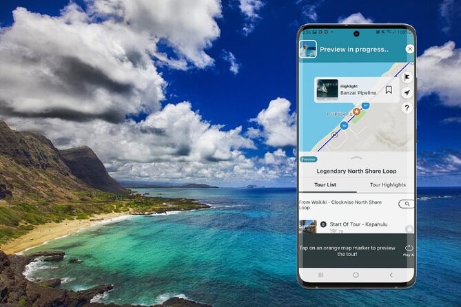 Oahu's North Shore Self-Guided Audio Tour - How the Shaka Guide audio tour works when you’re driving