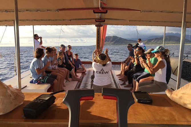 Polynesian Canoe Day Sail - The cultural program: hula, language, and storytelling on deck