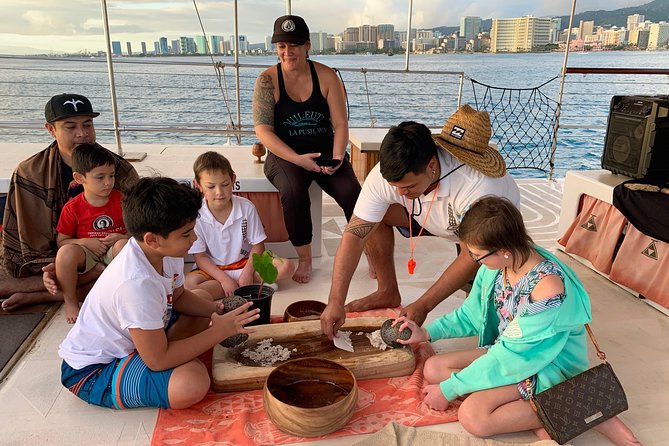 Polynesian Canoe Day Sail - Hands-on traditions: leis, poi, and helping with the sail