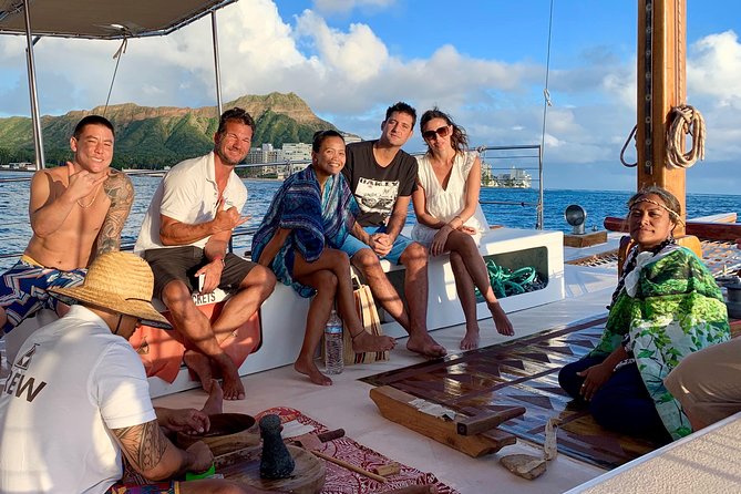 Polynesian Canoe Day Sail - The “music and chants” part is the whole vibe