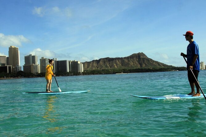 Private Group SUP Lessons by Waikiki Beachboys at the Royal - Waikiki views, marine life, and why the waves can be part of the fun