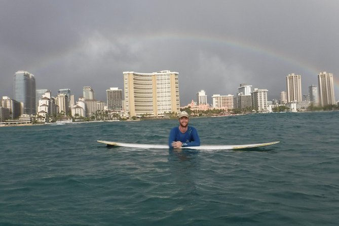 Private & Semi-Private Surf Lessons in Waikiki - Entering the water at Grays Beach, the learning-friendly kind of Waikiki