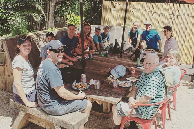 Shared Food & Waterfall Tour in Honolulu - Haleiwa food trucks in a historic surf-and-sugar town