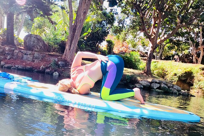 Stand-Up Paddle Yoga on the North Shore of Oahu - What to expect on the day: fitness level, group size, and the vibe