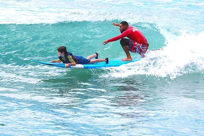 Surf HNL: Ala Moana Surf Lessons!!! - Paddling out and catching waves: what coaching feels like