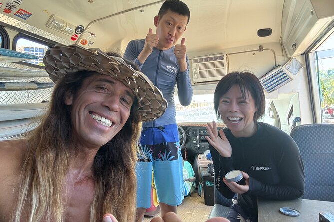 Surf Lessons get your Social Media video & photos you Surfing HI. - Meeting at Pau Hana Sailing and getting ready fast