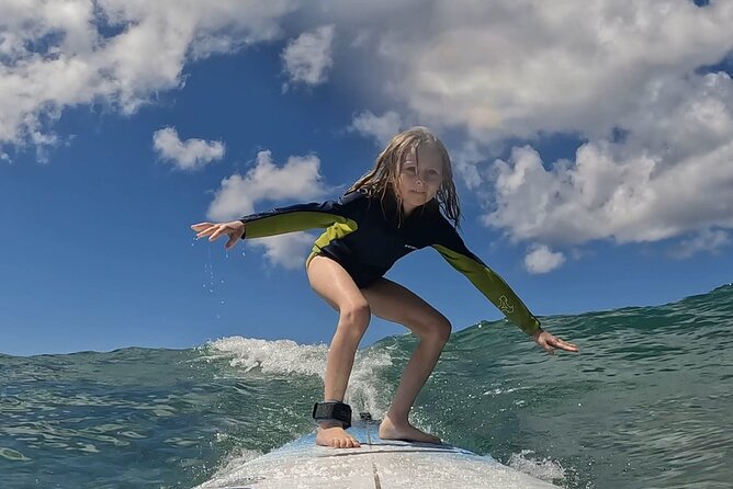 Surf Lessons get your Social Media video & photos you Surfing HI. - Ocean time starts the moment you enter